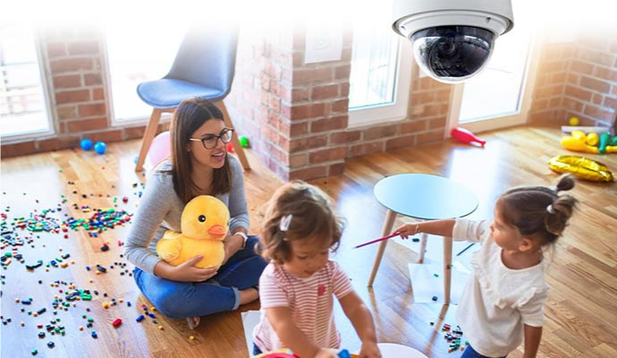 Security system installed in daycare center