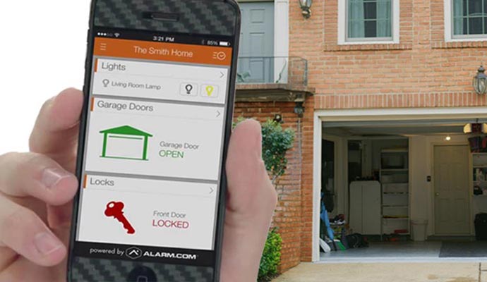 Smart garage door oper