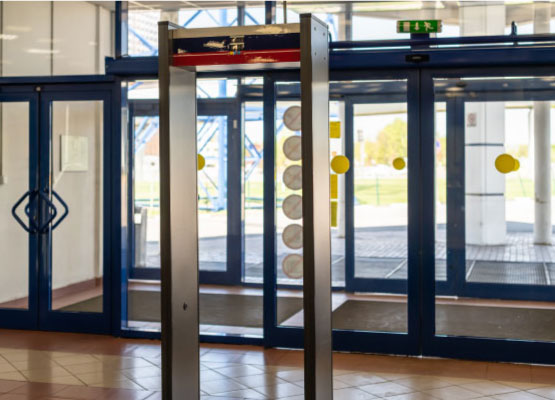 metal detectors in business security