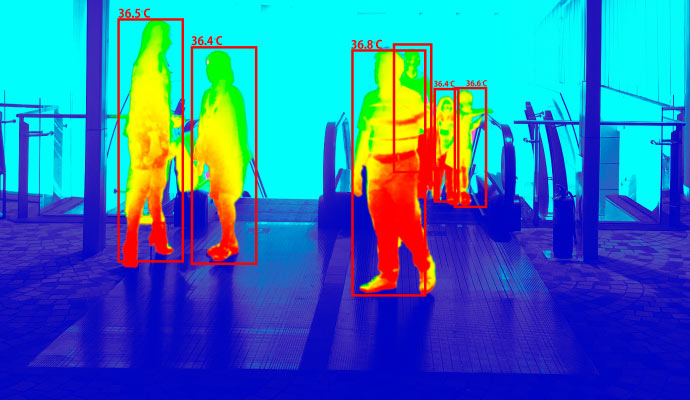 Temperature detection checkpoint