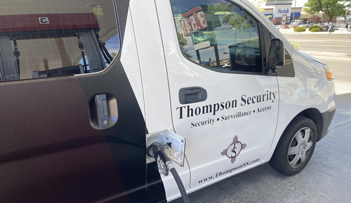 Thompson Security service vehicle